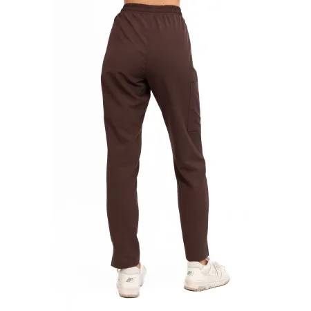 Spodnie medyczne MEDI TEDDY - NAVARETTE DARK CACAO